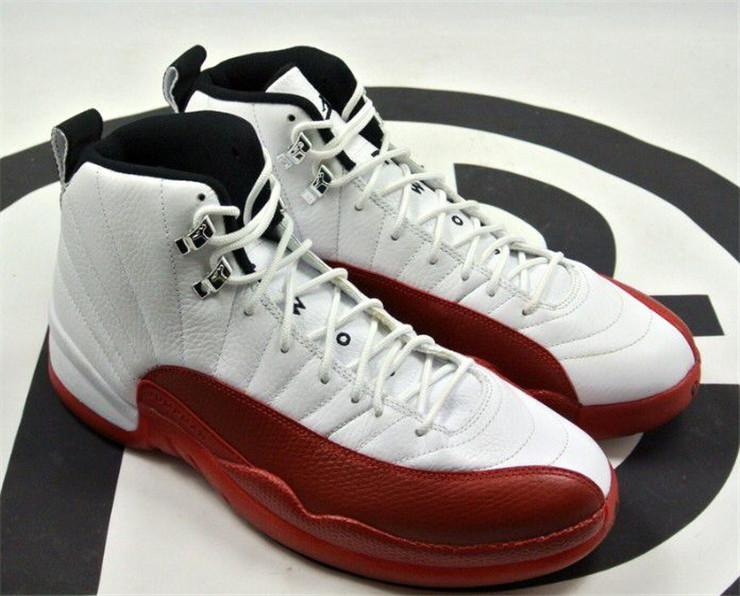 Air Jordan 12 Rising Sun while red Basketball Shoes 36-47