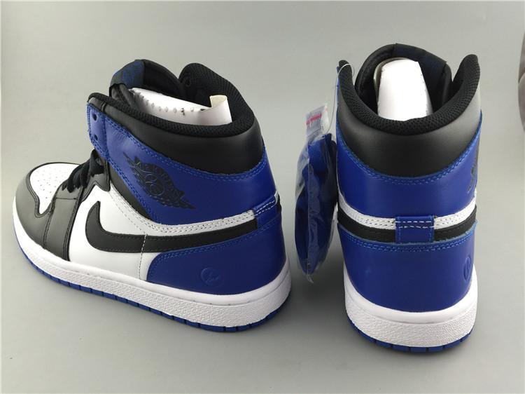 Air Jordan 1 Retro white black blue Basketball Shoes 40-47