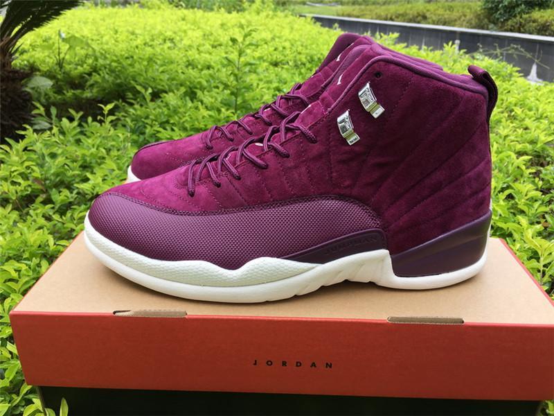 Air Jordan 12 "Bordeaux" Basketball Shoes 36-47