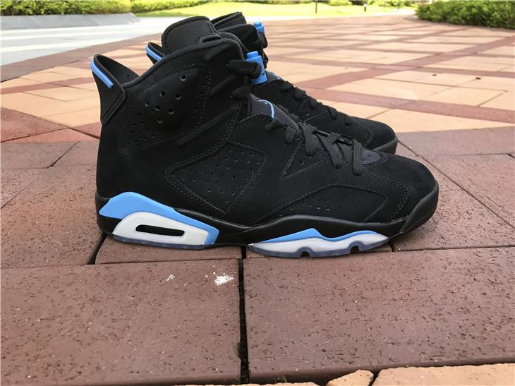 Air Jordan 6 鈥淯niversity Blue鈥 black Basketball Shoes 36-47