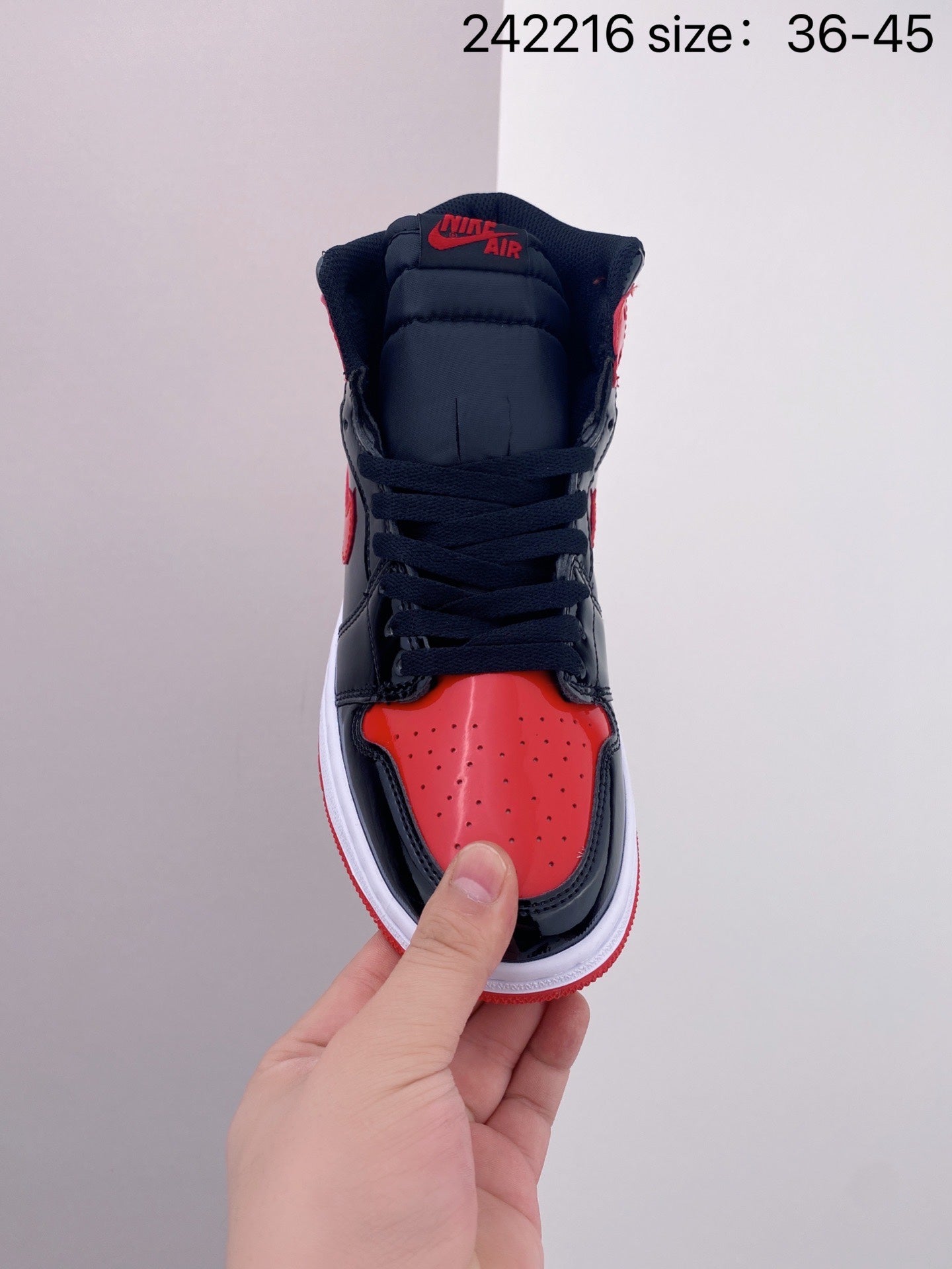 Air Jordan 1 High Og Bred Patent Aj1 1Air Jordan 1 61452 Shoes