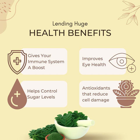 some health benefits of moringa