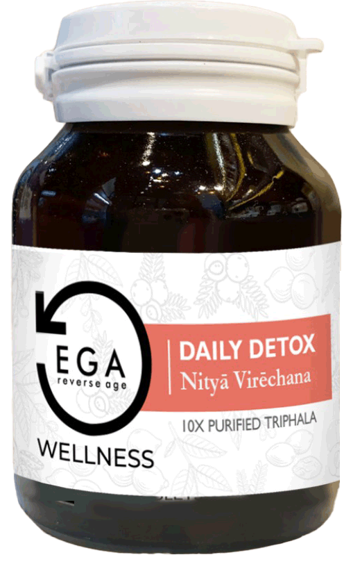 EGA triphala daily detox bottle