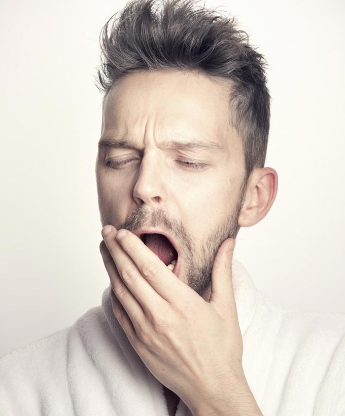 excessive yawning in migraine