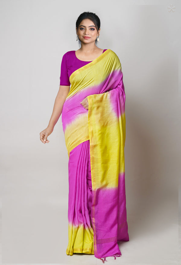 Buy Yellow Sarees for Women by Indie Picks Online | Ajio.com