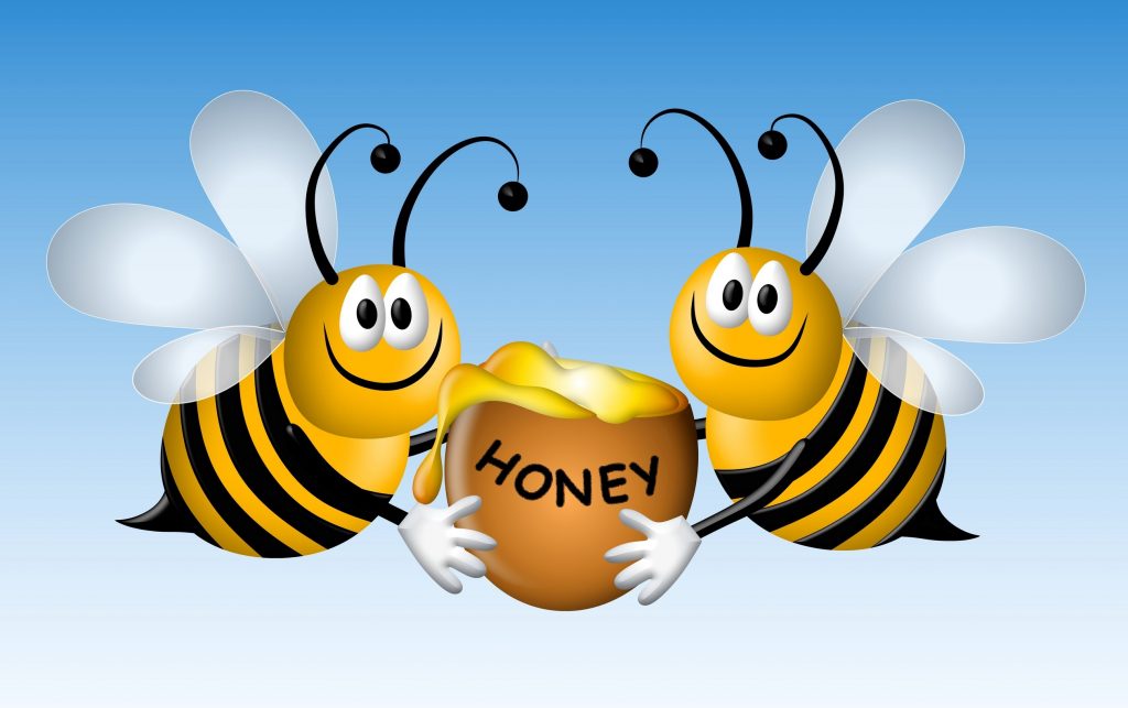 Honey Bee Happy Logo