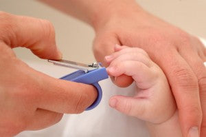 cutting-newborn-nails