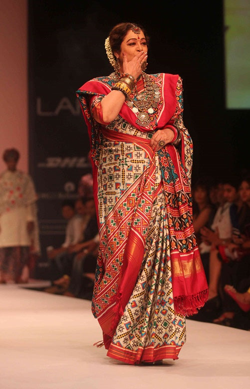 Kiron Kher in Rajkot sarees