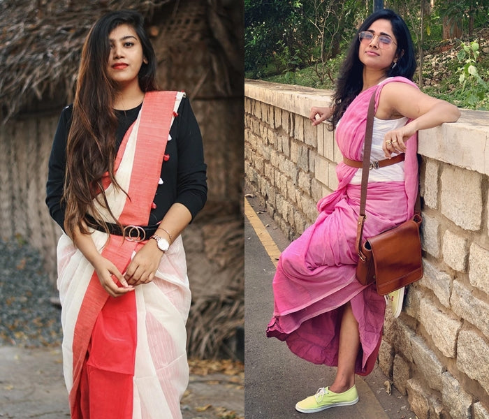 How to carry belts with Sarees