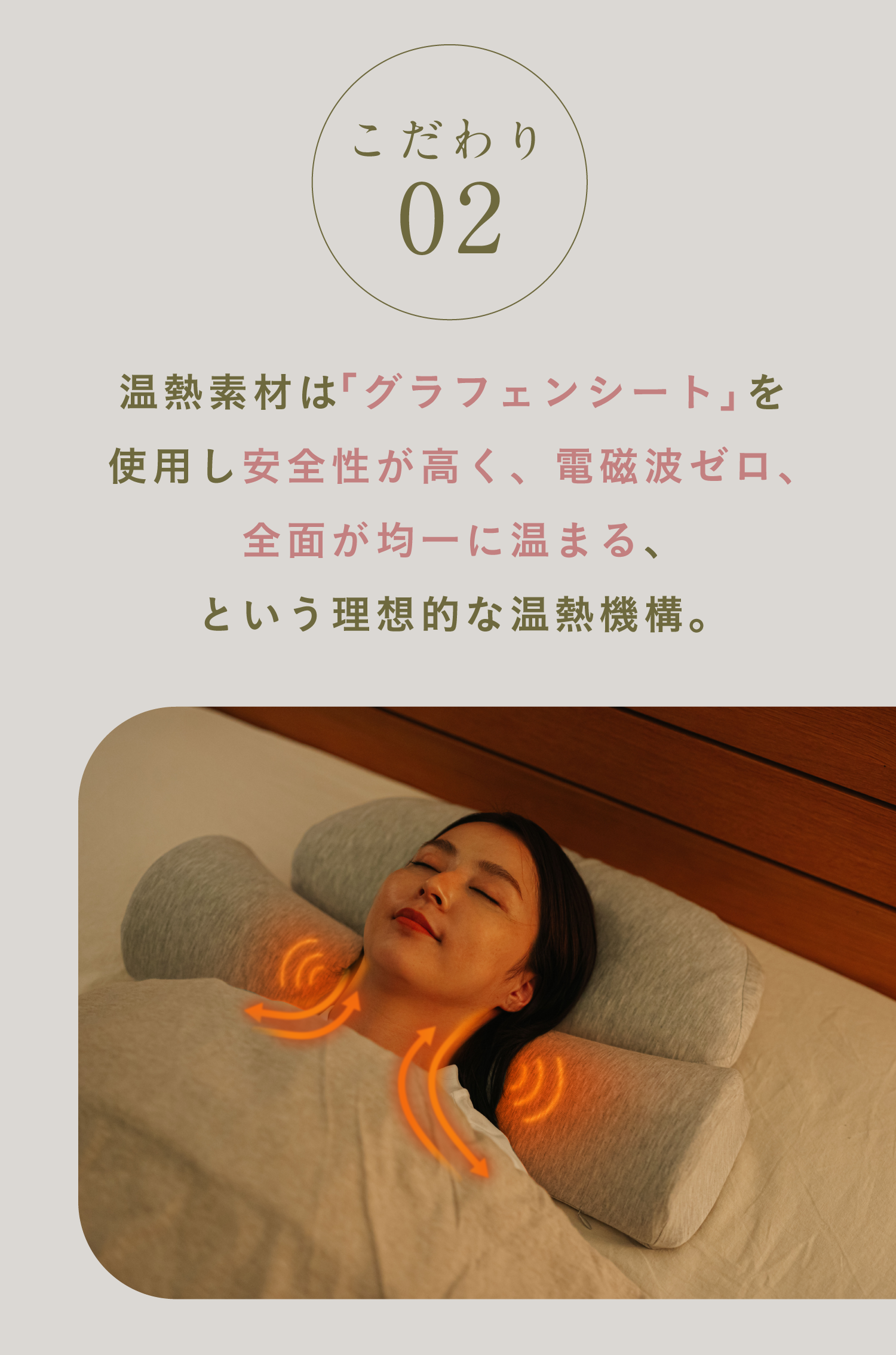 首と肩がホッとする枕 | 首を40度で15分間温め、心地よい睡眠ホットまくらどうしても合わず出品です