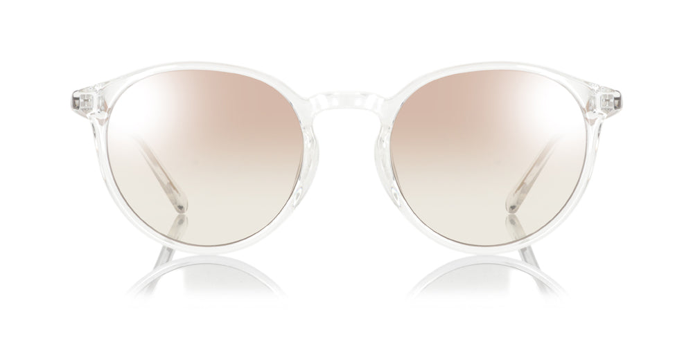 Crystal Round Sunglasses incl. $0 High Index Lenses with Saddle Bridge Nose  Bridge. – JINS