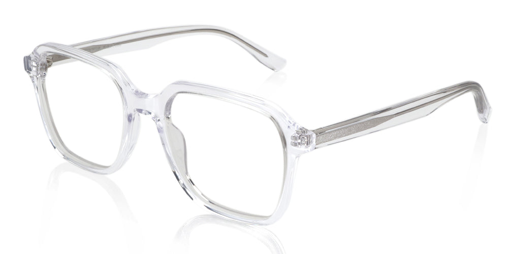 Crystal Rectangle Glasses incl. $0 High Index Lenses with Saddle Bridge ...