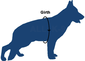 Julius K9 Harness Size Chart