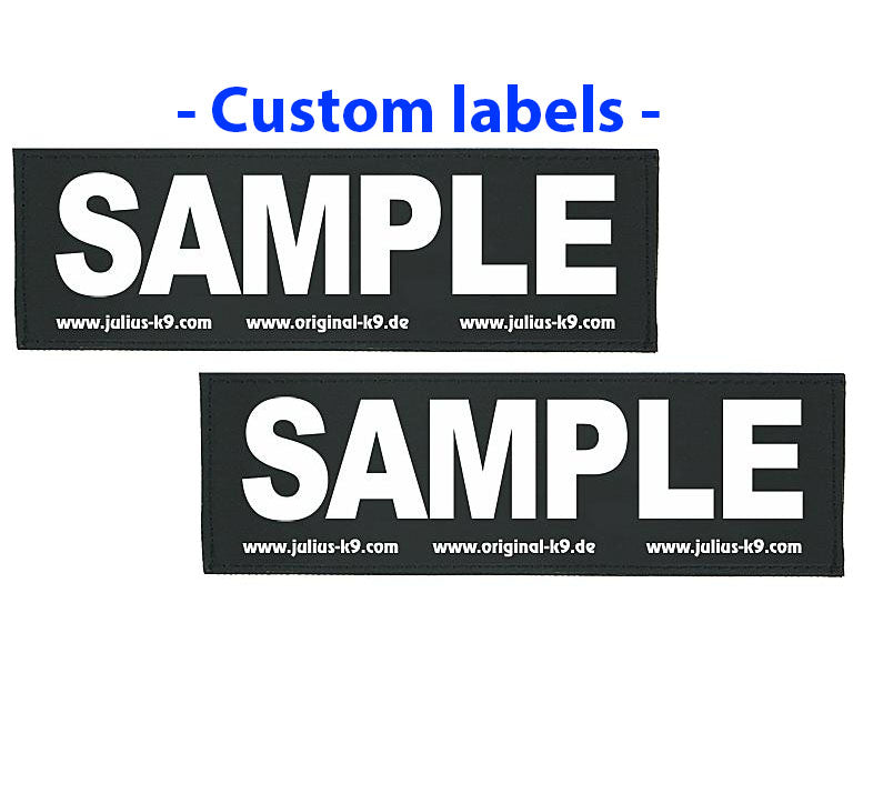 Custom Labels and patches for Dog Harness -Julius K9 | JULIUSK9® CANADA
