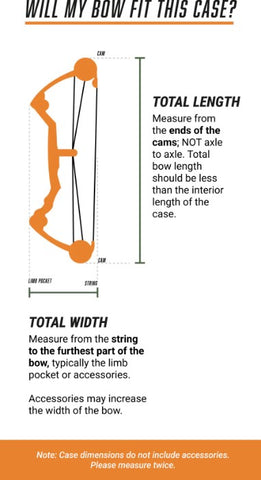 SKB Bow Case Measurement Visual