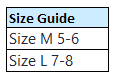 Slipper size guide