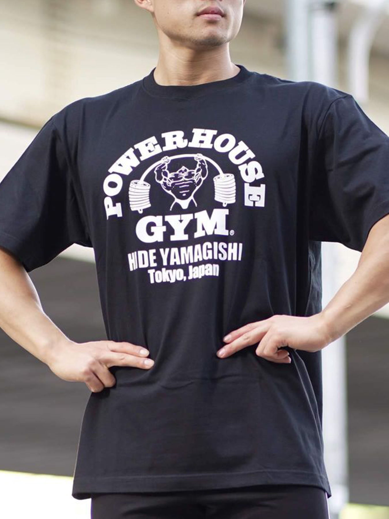 パワーハウス　直筆サイン　Tシャツ　山岸　湯浅　廣川　ifbbpro ボディビルfitness