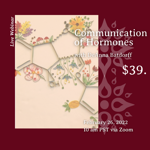 Register for the Communication of Hormones Live Webinar