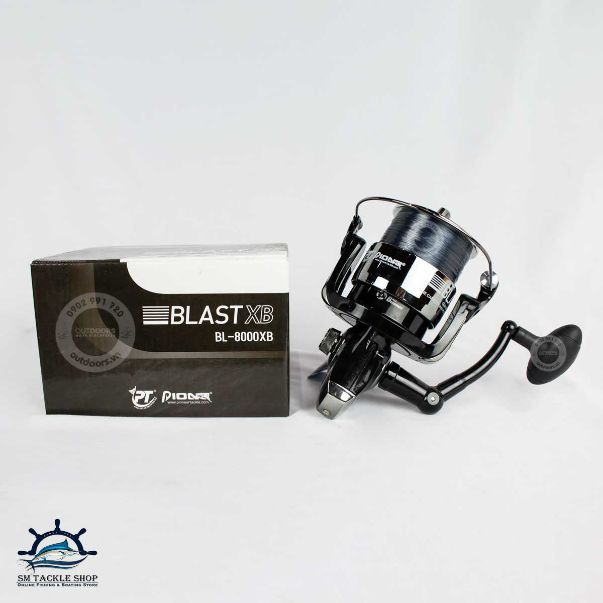 Pioneer Shadow Cast XB Fishing Line Black 300m 40LB