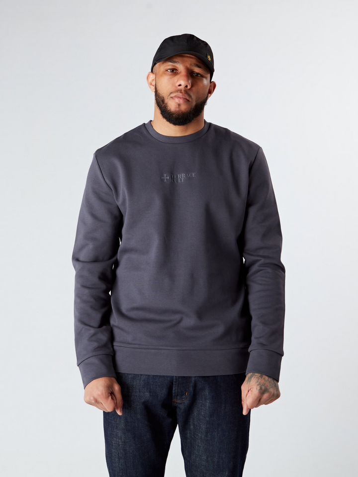 Terrace Cult STEALTH INTERLOCK SWEATER :: GREY – TREND-CLOTHING