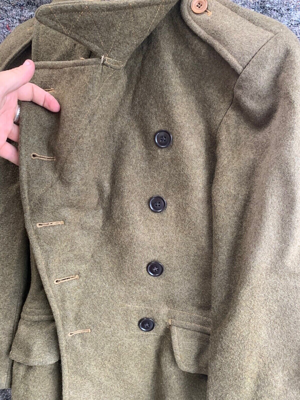 Genuine British Army Soldiers Greatcoat 1951 Pattern - Ideal for WW2 R ...