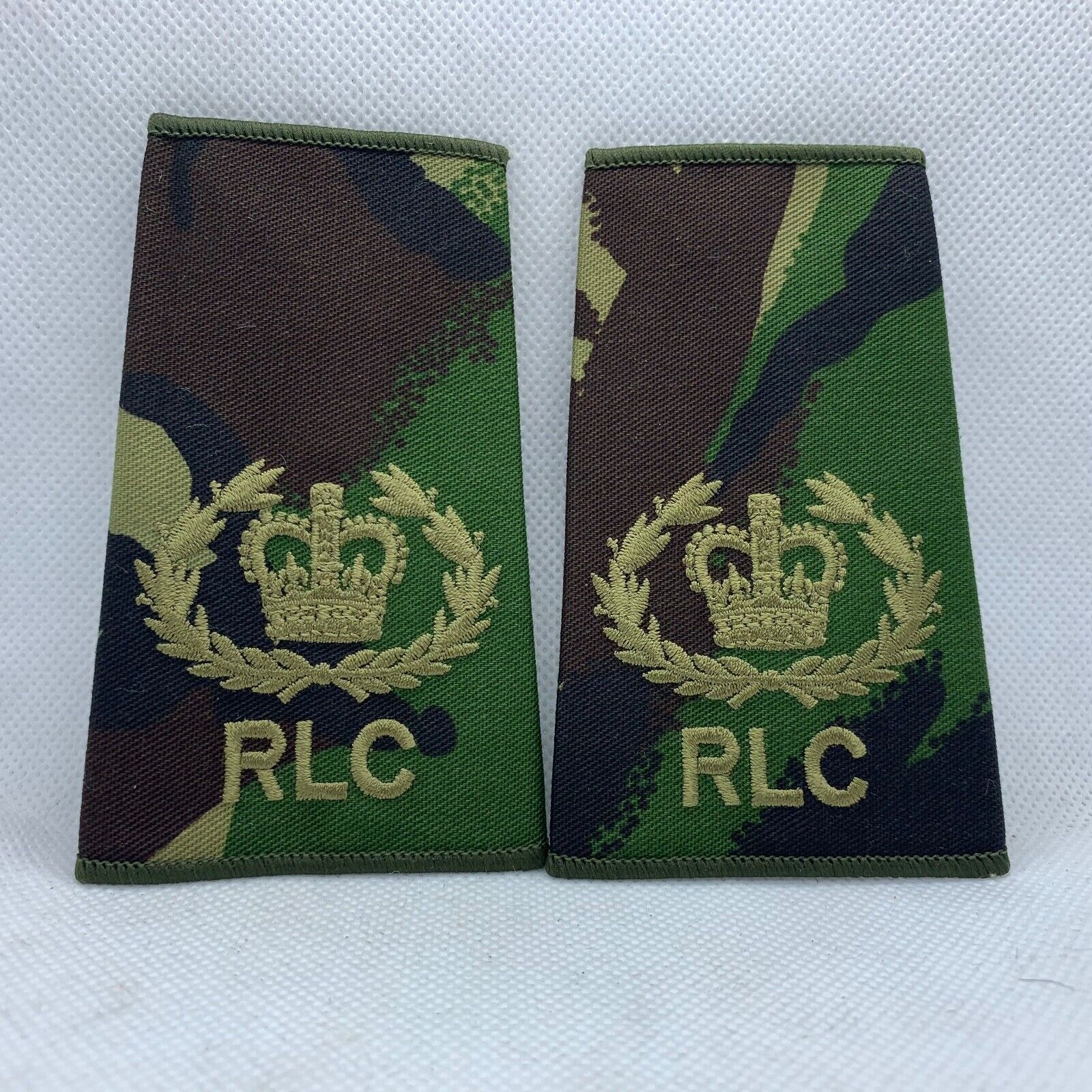 Royal Logistics Corps RLC Rank Slides / Epaulette Pair Genuine British ...