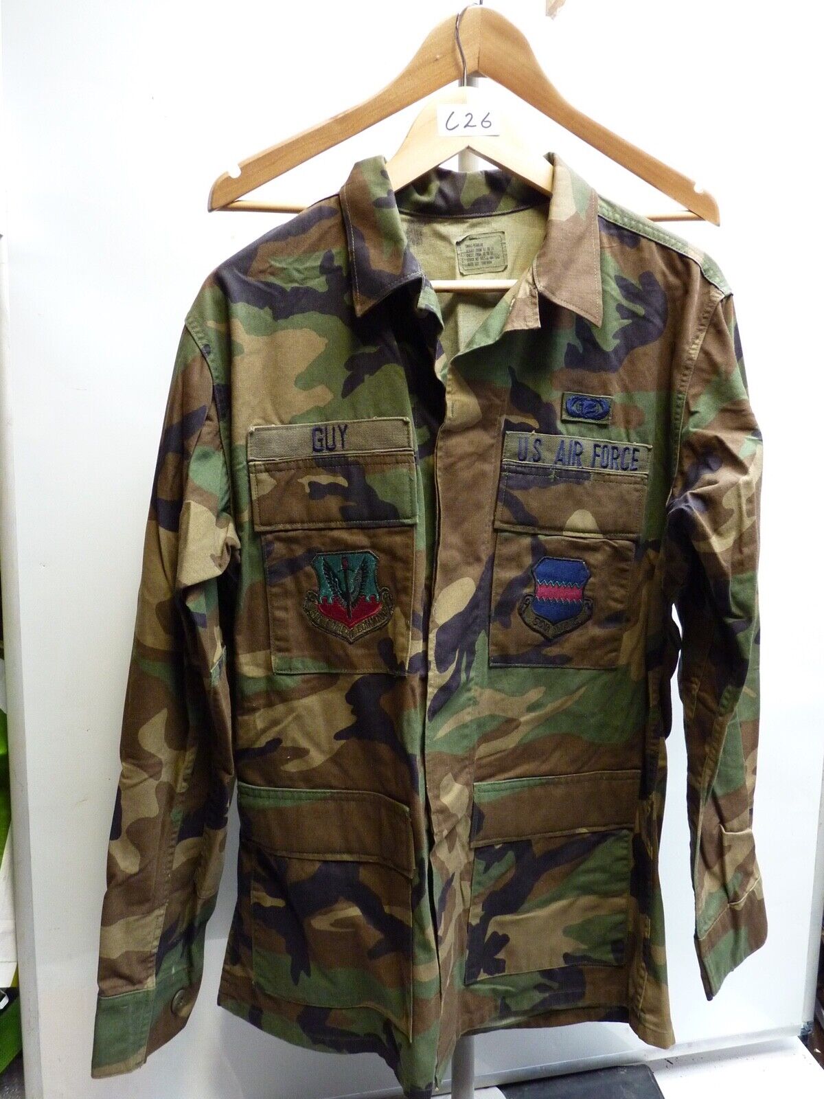 Genuine US Airforce Camouflaged BDU Battledress Uniform - 33 to 37 Inc ...