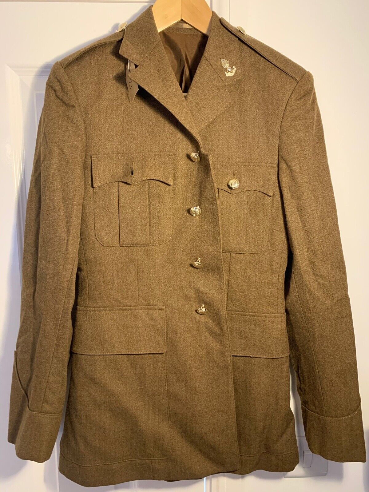 British Army No 2 Dress Uniform Jacket Tunic Badged Royal Engineer