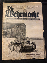 Load image into Gallery viewer, Die Wehrmacht Magazine Original WW2 German - 17th July 1940 - #11
