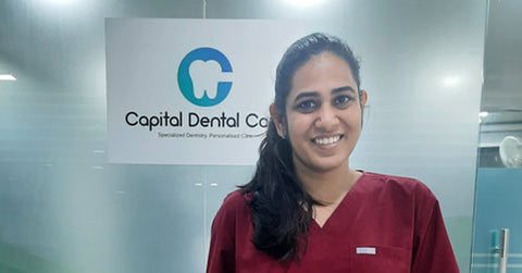 KNYA Med's 5 Pockets Next Gen Scrub Maroon Dentist Hyderabad Personalized 
