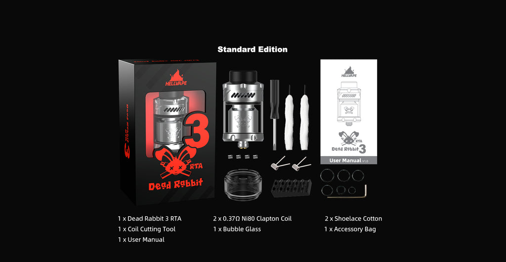 ATOMIZADOR Hell Vape Dead rabbit RtA 3