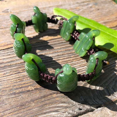 Jade Turtle Bracelet