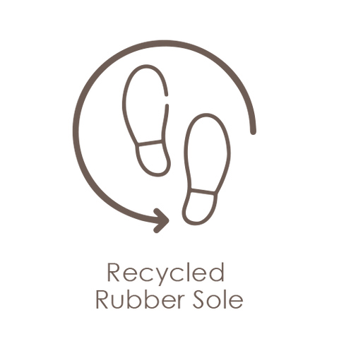 recycled rubber sole