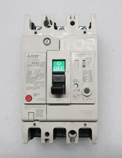 日本正規代理店品 NV250-CW 3P 225A 1.2.500mA 時延形 リサイクル品 三菱電機 漏電遮断器 極数:3P 定格電流:225A  感度電流:1.2.500mA切換