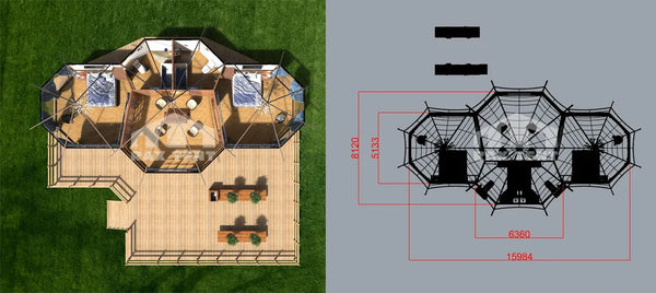 luxury tent house