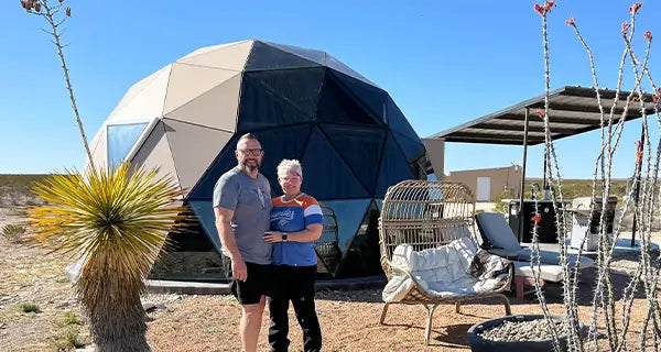 glamping dome tent hotel