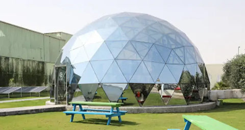 glass dome tent for greenhouse