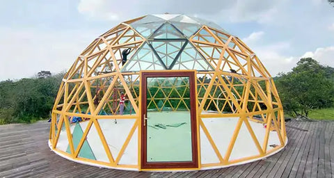 10m outdoor glass dome house