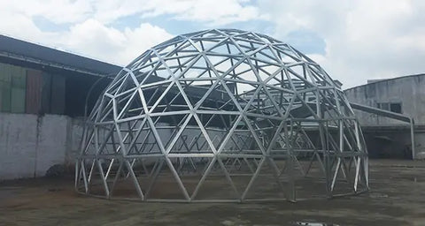 10m geodesic dome glass tent