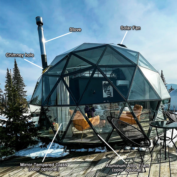 glamping dome house