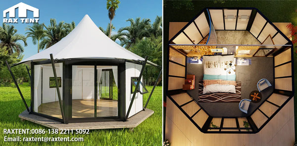 luxury hotel tent house