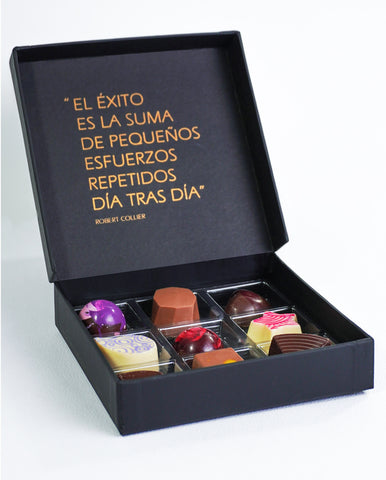 Caja personalizada la catalana chocolaterías