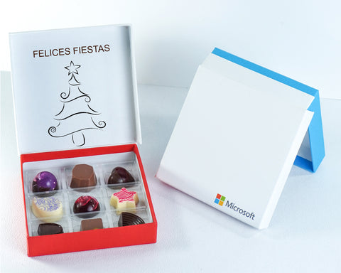 Caja personalizada la catalana chocolaterías