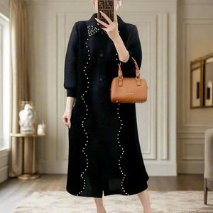 Luxury Plissé Oversized Dress - HEYFANCYSTYLE