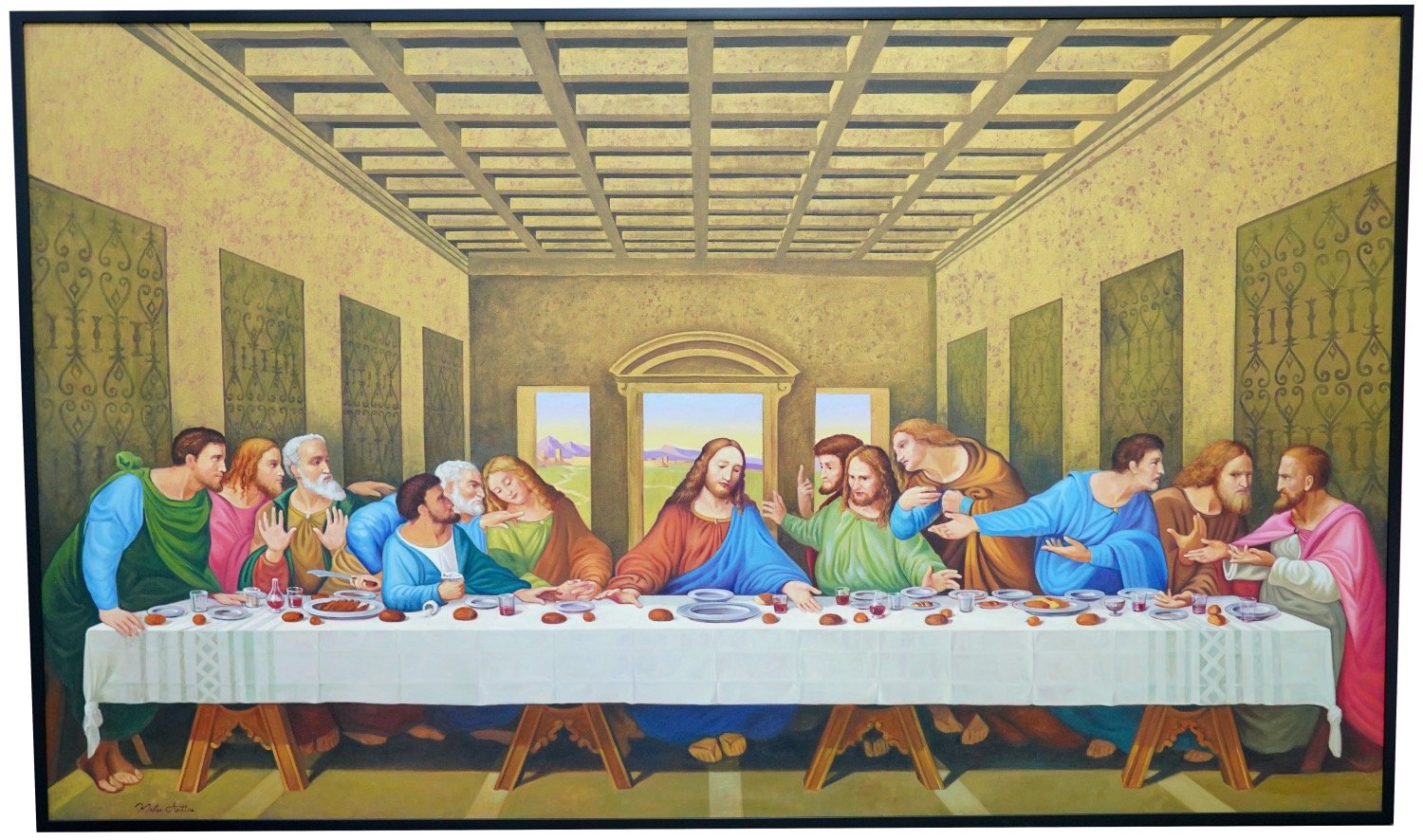 michelangelo last supper picture