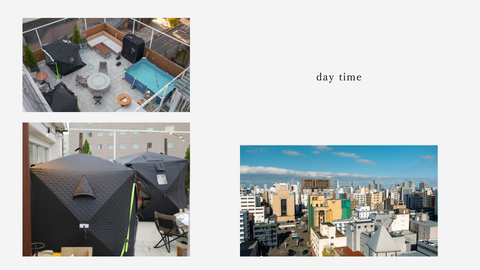 サウナイベントtotonoi rooftopの昼の様子