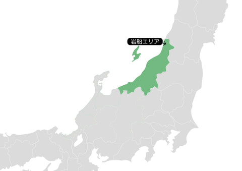 新潟県における岩船エリアの位置