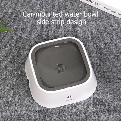 Car mounted water bowl