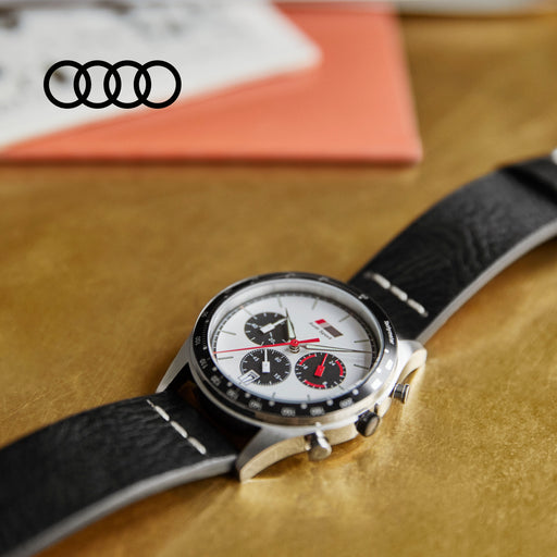 Original Audi Sport Uhr, Herren, schwarz/rot 3102000200 - Shop