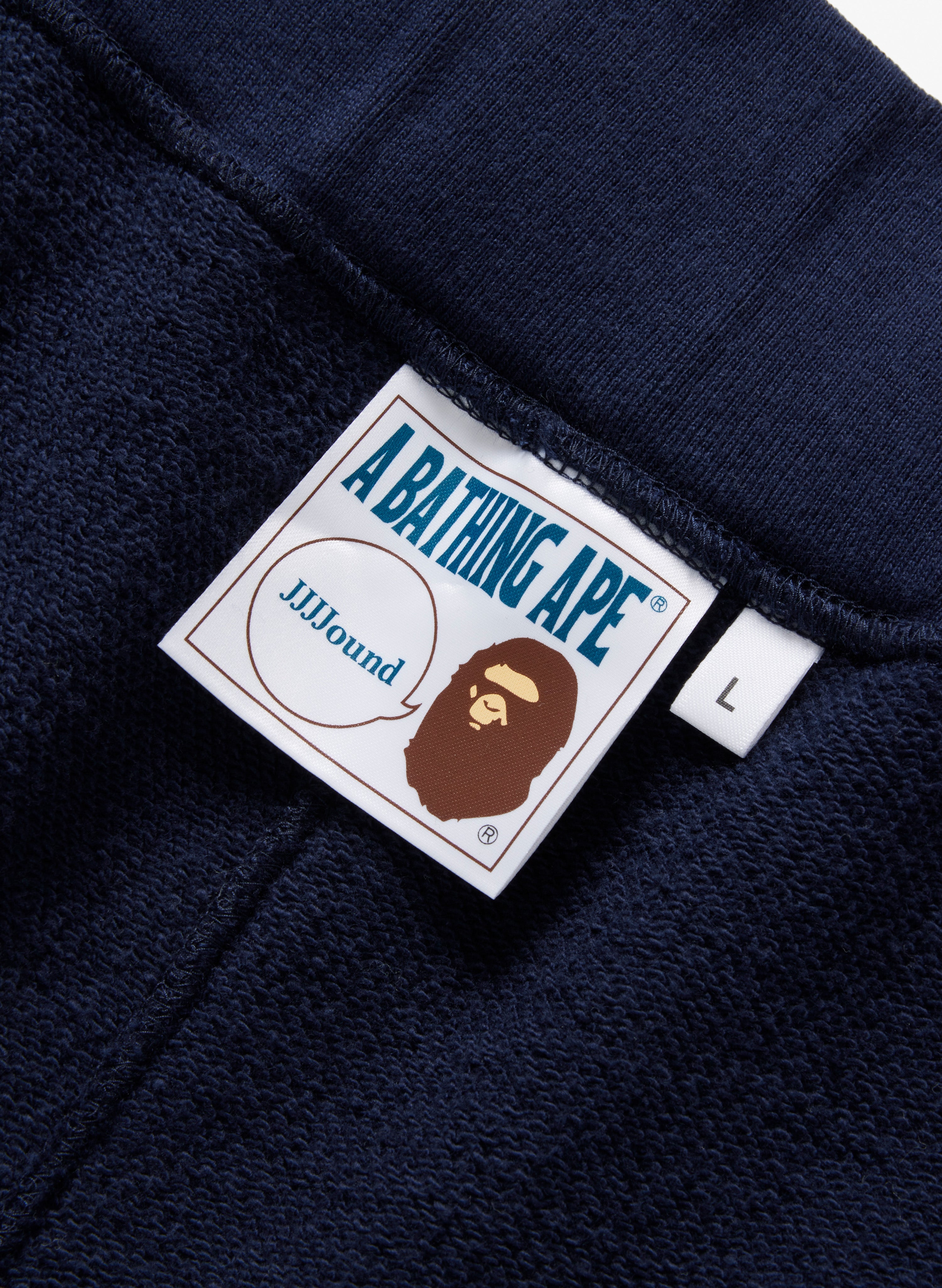 BAPE X JJJJOUND COLLEGE SWEAT PANTS | angeloawards.com